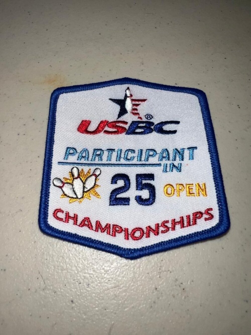 USBC Open Championships Participant Patches ( 25 & 27 Year)